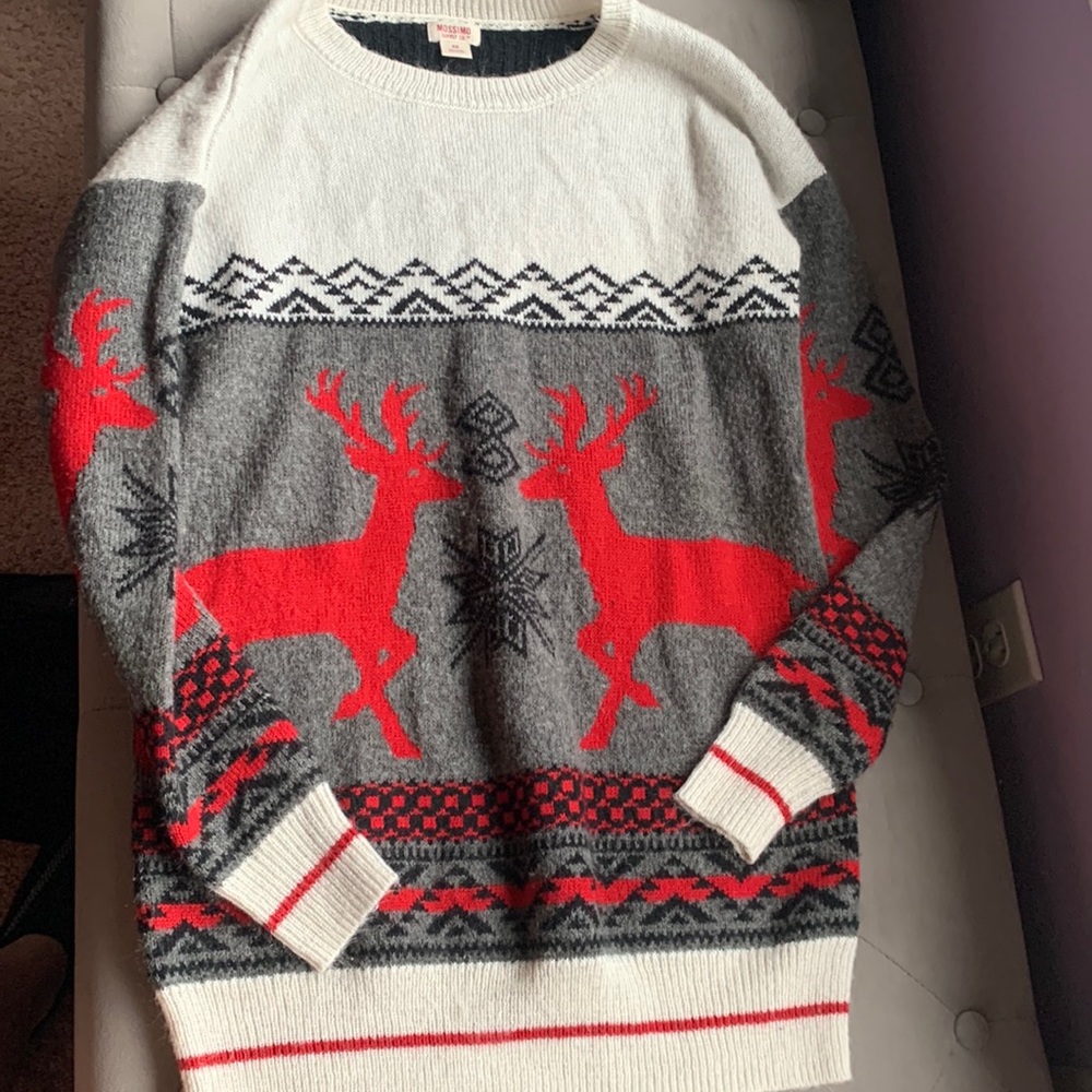 Mossimo (Target)- Holidays Reindeer Sweater- XS